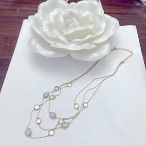 Gold layered necklace